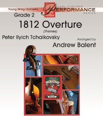 Pyotr Ilyich Tchaikovsky 1812 Overture (Themes) Blasorchester Partitur