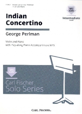 Indian Concertino (+mp3-audio) for violin and piano