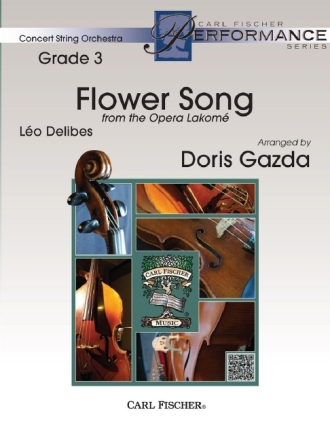Leo Delibes Flower Song Streichorchester Partitur und Stimmen