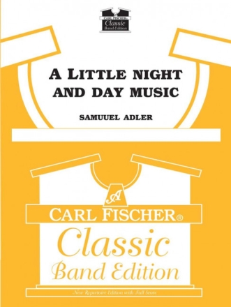 Samuel Adler A Little Night and Day Music Blasorchester Partitur und Stimmen