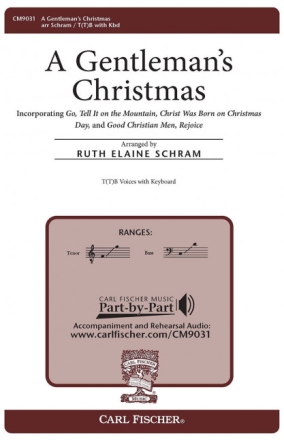 A Gentleman's Christmas Chor Chorpartitur