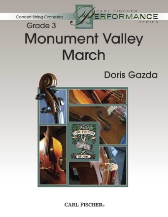 Doris Gazda Monument Valley March Streichorchester Partitur und Stimmen