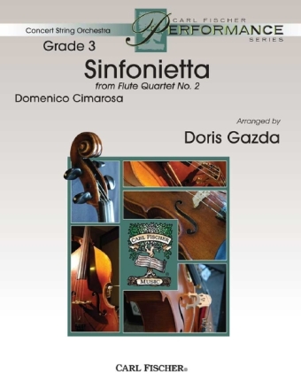 Domenico Cimarosa Sinfonietta Streichorchester Partitur und Stimmen