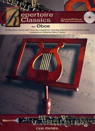 Repertoire Classics (+MP3-CD) for oboe and piano piano accompaniment as PDF