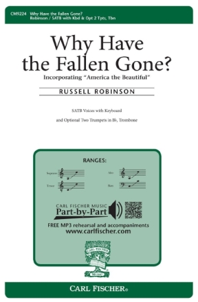 Russell Robinson, Samuel Ward Why Have The Fallen Gone? Chor Chorpartitur