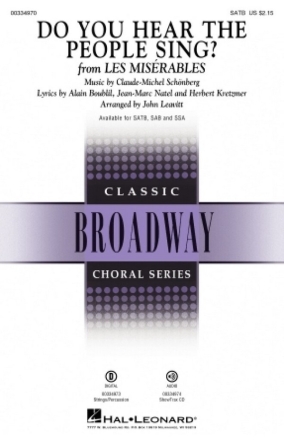 Alain Boublil, Do You Hear the People Sing? ShowTrax CD CD