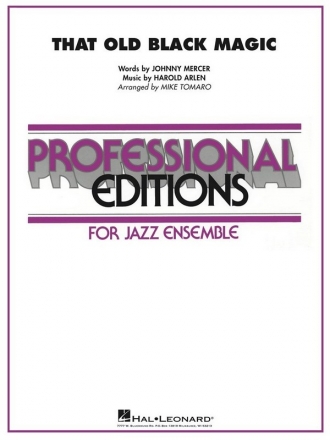 Harold Arlen, That Old Black Magic Jazz Ensemble Partitur und Stimmen