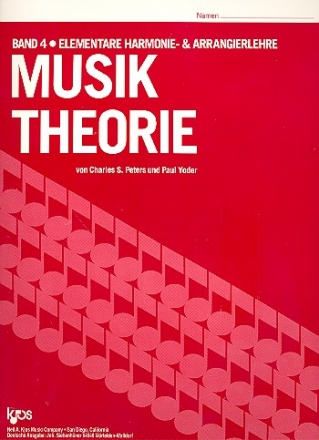 Musiktheorie Band 4 Ein Arbeitsbuch fr Fortgeschrittene