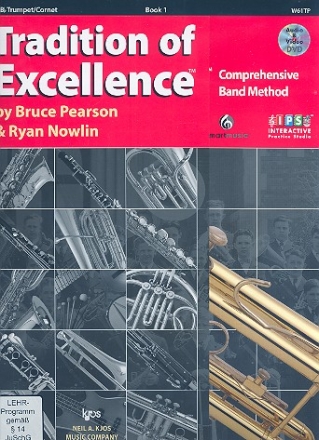 Tradition of Excellence vol.1 (+DVD) for concert band trumpet