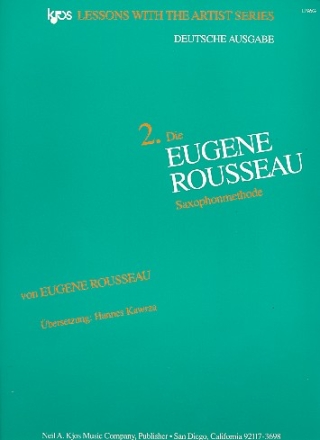 Die Eugene-Rousseau-Saxophon- Methode Band 2 (deutsche Ausgabe)