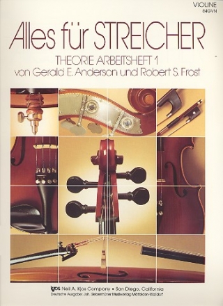 Alles fr Streicher Band 1  Theorie Arbeitsheft Violine