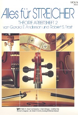 Alles fr Streicher Band 2  Theorie Arbeitsheft Violine