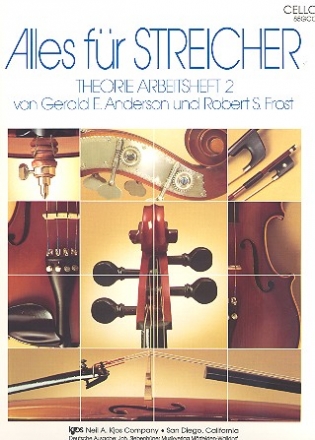 Alles fr Streicher Band 2  Theorie Arbeitsheft Violoncello