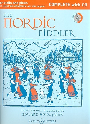 The nordic Fiddler (+CD) for violin and piano (violin 2, easy violin and guitar ad lib) score and part (complete edition)