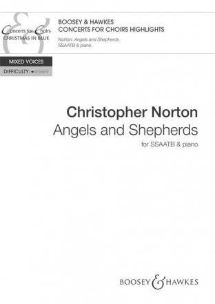 Angels and Shepherds fr gemischter Chor (SSATBB) und Klavier Chorpartitur