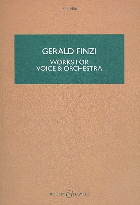 Works for Voice and Orchestra HPS1456 fr Singstimme und Orchester Studienpartitur