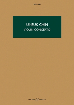 Violin Concerto No.1 for violin and orchestra study score