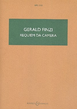 Requiem da Camera HPS 1510 fr Bariton solo, gemischter Chor (oder SATB Soli) und Kammerorchester Studienpartitur