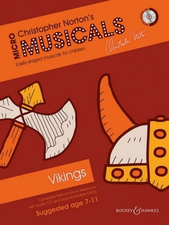 Norton, Christopher: Vikings  (+ CD) fr Soli, Chor und Instrumente (Klavier)