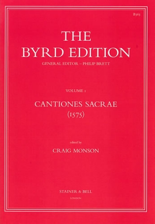 CANTIONES SACRAE, 1575 MONSON, CRAIG, ED SCORE (LA)