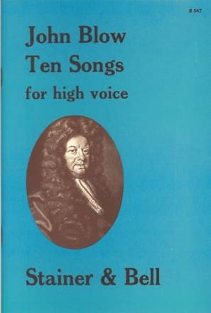 TEN SONGS FOR HIGH VOICE PILKINGTON, MICHAEL, ED