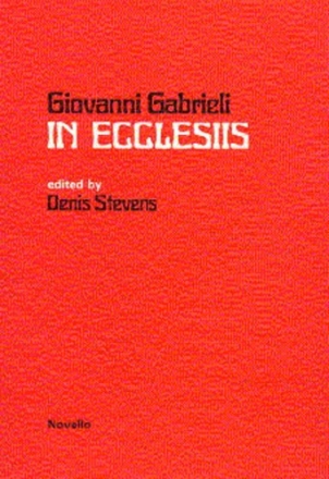 Giovanni Gabrieli, In Ecclesiis SATB and Organ Buch