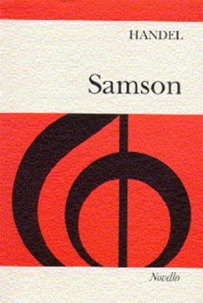 Samson Oratorio for soli, chorus and orchestra vocal score