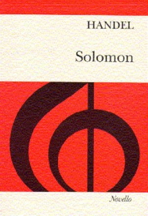 Solomon Oratorio for soli (SSSSATBB), chorus and orchestra vocal score