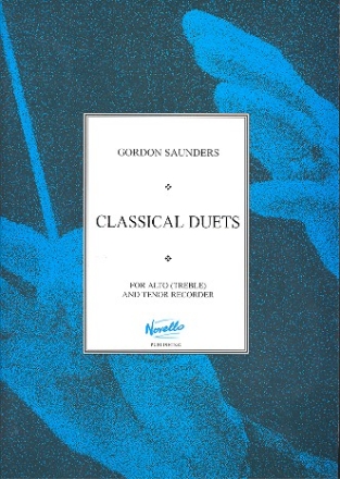 Classical Duets for Treble and Tenor Recorder