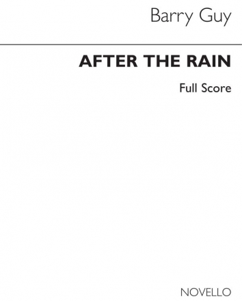 Barry Guy, After The Rain Streichorchester Buch