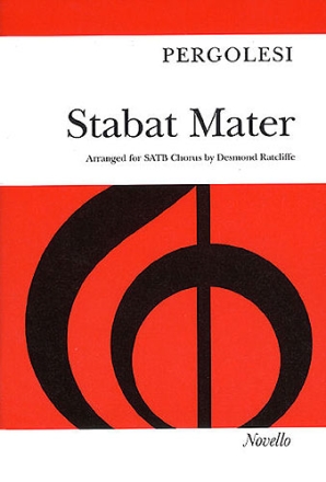 Stabat Mater for Soli (SA), Mixed Chorus, Strings and Organ Vocal score