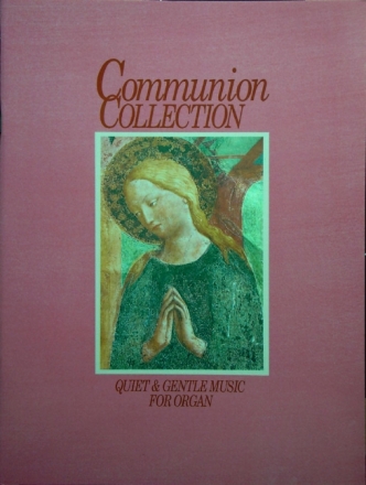 COMMUNION COLLECTION FOR ORGAN PINK BOOK QUIET AND GENTLE MUSIC