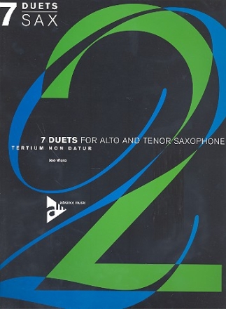 Saxophone Duets 7 attractive pieces for 2 altos or alto and tenor with piano   score and parts