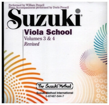 Suzuki Viola School vol.3-4   CD