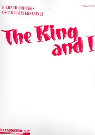 The King and I vocal score (en)