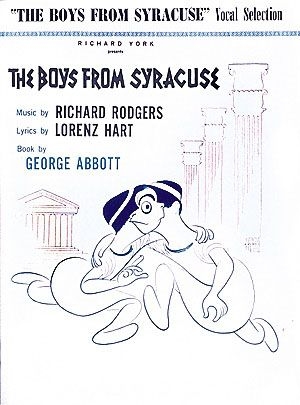 Lorenz Hart_Richard Rodgers, Boys from Syracuse Piano, Vocal and Guitar Buch
