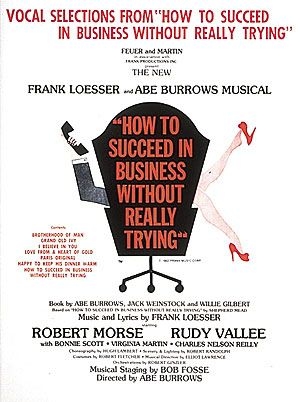 Frank Loesser, How to Succeed in Business Without Really Trying Piano, Vocal and Guitar Buch