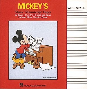 Mickey's Manuscript Paper  Buch