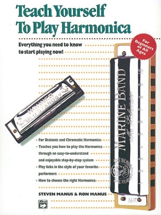 Manus, M & Manus, R Teach Yourself to Play Harmonica. Bk/Hrm  Harmonica