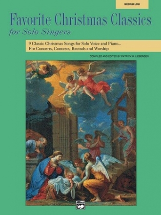 Favorite Christmas Classics for medium low voice and piano