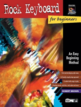 ROCK KBD FOR BEGINNERS/BK  Piano teaching material
