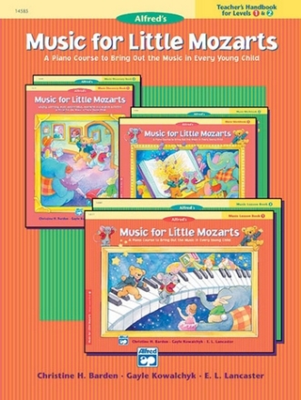 Various Little Mozarts Teachers Books 1 and 2  Piano teaching material