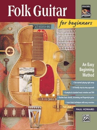 FOLK GUITAR FOR BEG/BK  Guitar teaching (pop)