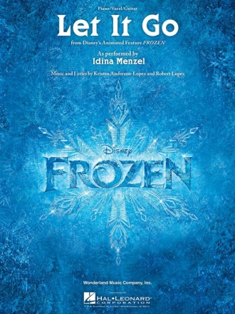Let it go (from Frozen): Einzelausgabe for piano/vocal/guitar