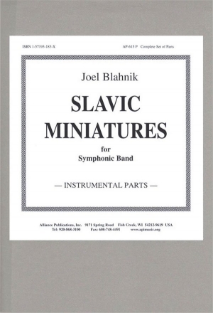 HL08770595  Joel Blahnik, Slavic Miniatures op.137 for symphonic band score