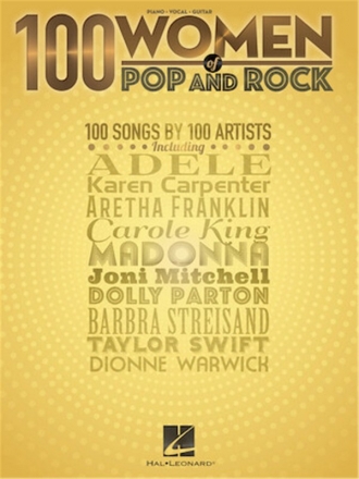100 Women of Pop and Rock for piano, vocal and guitar Songbook