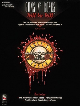 Guns n' roses: riff by riff for guitar