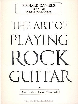The Art of Playing Rock Guitar Electric Guitar Buch