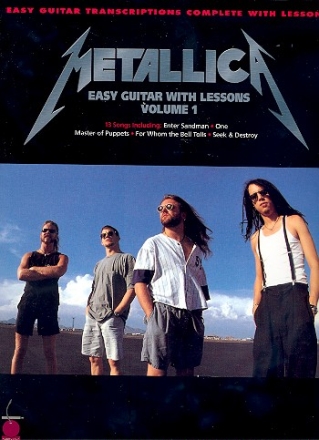 Metallica easy guitar/tab/vocal Songbook