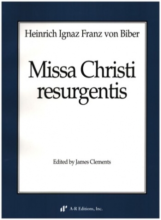 Missa Christi resurgentis for mixed chorusses and instruments score